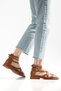 Women's Strappy Ankle Buckle Casual Sandals - 7