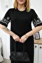 Plus Size Printed Dress with Sleeves and Skirt - 8