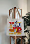 Deltarune Mr. Ant Tenna Printed Canvas Tote Bag with Velcro and Inner Pocket - 3