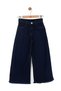 Nk Girl's Tasseled Detail Wide Leg Jeans 8-14 Years Dark Blue - 3