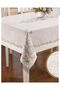 Tablecloth – Dertsiz 12-Person Single Tablecloth Dowry Gift Box Dertsiz Stain-Resistant Garden Linen - 4