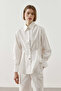 Peplum Shirt Ecru - 2