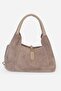 Nora Genuine Suede Shoulder Bag with Metal Buckle - 5