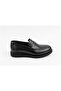Men's Black Genuine Leather Laceless Classic Casual Shoes 0506