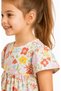 Girls' Floral Print Cotton Dress – Round Neck, Short Sleeve, Underbust Cut, Summer Casual Dress - 8