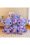 Stitch Purple Plush Toy 40cm Holding Bouquet – Soft Stuffed Animal Gift for Kids & Girls - 3