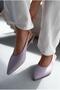 Selor Genuine Leather Lilac Matte Leather Women's Stiletto - 5