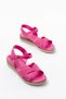 Zri̇n-564 Premium Fuchsia Orthopedic Sole Women's Sandals - 3