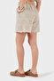 Cotton Relaxed Fit Belted Embroidered Shorts Shorts 2502 - 3