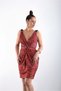Shoulder Accessory, Lined, Stretchy Leopard Dress - 3