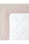 Pure 100% Cotton Double Elastic Bed Sheet 160X200 cm Dusty Pink - 7