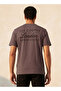Men Regular Fit Crew Neck Short Sleeve Logo Print T-shirt - 4
