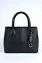 Women's Black Leather Crossbody Hand & Shoulder Bag 424 - 2