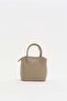 Satchel Bag with Scarf Accessory Mink - 4
