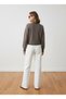 Knitwear Cardigan with Brown Scarf - 6