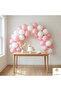 Pastel Pink White Balloon Set 20 Pieces Birthday Party Decoration Stylish - 3