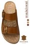 Genuine Leather Men's Slippers - Double Buckle Adjustable Massage Sole Genuine Leather Men's Slippers t Taba - 6