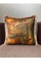ROBIN-9402 غطاء مزدوج مزخرف بالشراشيب مقاس 43x43 سم - 4