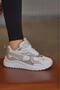 Women's Silver Orthopedic Sole Casual Sneaker 086-1 - 2