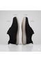 (Birkan) Genuine Leather Inside and Out Poly Hafi Sole Comfortable Daily Men's Shoes Black - 6