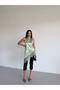 Women's Cagla Halter Neck Satin Blouse with Lace at the Bottom - 4