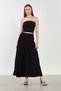 Women's gipeli voile long skirt - black - 3