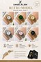 Steel Mesh Cord 2 Year Warranty 3Atm Water Resistant Women Wristwatch+Bracelet 1192.X1 - 5