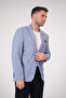 Men'S, Sports Plaid Summer Jacket, Stretch Woven Fabric, Blazer Jacket - 4