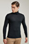 سترة Ds Damat Regular Fit سوداء محبوكة عادية