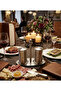 Stainless Steel Salt and Pepper Shaker Set with Stand for Tabletop Use - 3