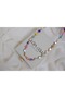 Ykl054 Colorful Square Stone Dorical Necklace (40 Cm+5Cm Extension) - 2