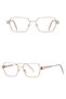 Computer Glasses, F, Rectangular - Reflex PC (3161) - Rose Gold - 2