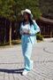 Retro Palazzo Jacket-Turquoise - 2
