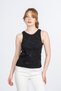 Women's Summer Black Glitter Stone Camisole Athlete Blouse Stylish Daily 8600 - 2
