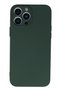 Ilkeshop New iPhone 13 Pro Case Nano Inside Velvet Silicone - (183435) Dark Green
