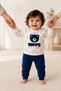 Baby Boy 2-Piece Set Teddy Bear Embroidered Top and Bottom Seasonal Baby Set 6 9 12 18 Months - 4