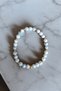 Howlite Stone Bracelet 6mm Howlite Stone Dorica Bracelet Men's Bracelet Women's Bracelet Natural Stone Bracelet - 5