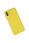 Ilkeshop New Galaxy A04 Case Nano Inside Velvet Silicone (230731) - Yellow - 3