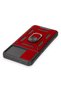 Ilkeshop New Galaxy A04E Case Pars Silicone with Lens Ring (113336) - Red - 4