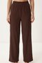 Belted Vest Palazzo Knitted Suit Lby0002 Aci Brown - 4