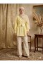 Leaf Brooch and Belt Decorated Loose Tencel Tunic [Buy Small Size, 75 Cm, Wide Fit] - 4