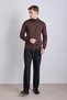 Turtleneck Sweater Brown - 4