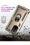 Ilkeshop New Poco F3 Case Sofia Ring Silicone Cover (165004) - Gold - 7