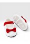 Baby First Step Shoes Fabric Orthopedic Non-Slip Bottom Sole with Bow and Velcro Tape Zest Model - 3