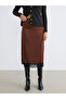 Lace Detailed Satin Skirt - 2