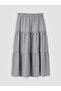 Lcw Grace Elastic Waist Plaid Layered Skirt - 5