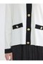 Lcw Everyday White V-Neck Women's Knitwear Cardigan - 3