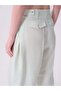 Linen Trousers with Pile Detail - 5