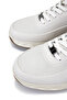 Men's Genuine Leather White Sneakers & Sports Shoes - 4