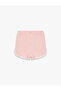 Relaxed Fit Cotton Shorts with Print Detail and Elastic Waist - 5